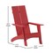 Flash Furniture Red Modern Dual Slat Back Adirondack Chair JJ-C14509-RED-GG - alternate 4